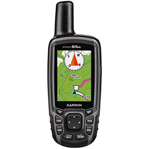 Garmin - GPSMAP 64st - GPS de Randonnée à Bouton Connecté - Compas, Altimètre Barométrique et Cartographie...