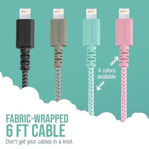 Cable Lightning resistente Smartish de nailon contra enredos y roturas 2