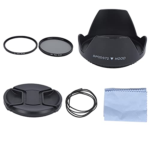 Kit de filtro de lente UV CPL conjunto, kit de filtros de lente UV CPL durável tampa de lente tampa
