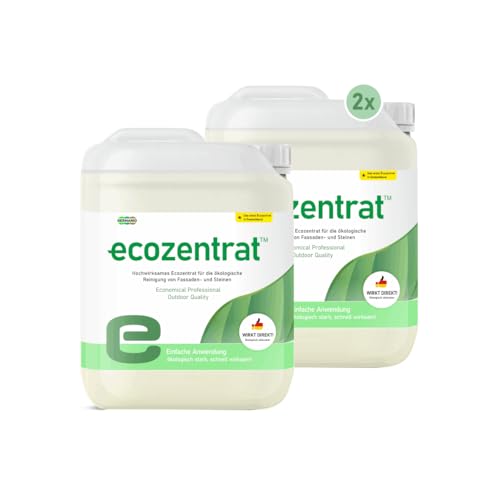 Ecozentrat™ Extrem – Hochwirksamer, biologisch abbaubarer Stein- & Fassadenreiniger in Profi-Qualität. Synergetisch, tiefenwirksam, sofort aktiv