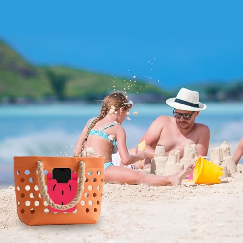 Organiseur de sac de plage uxcell noir support horizontal et vertical - 6