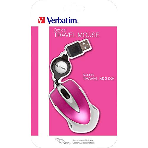 Verbatim Go Mini Optical Travel Mouse Rose 49021