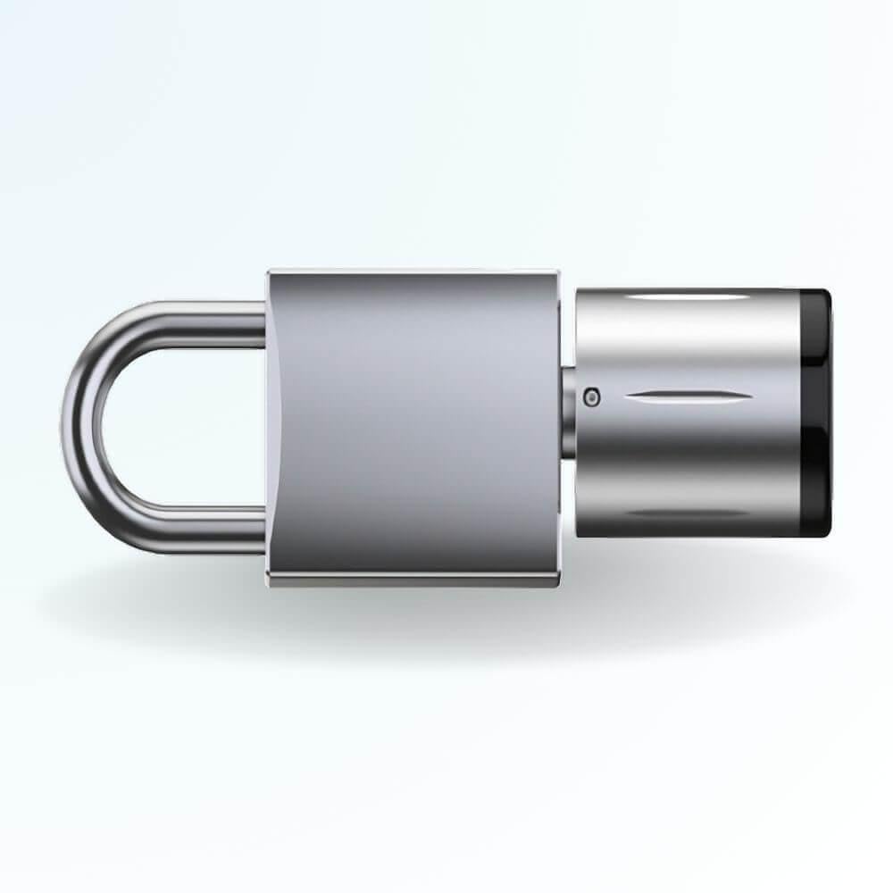 LOCKY-13 Cadenas connecté étanche à Badges RFID, App, Bluetooth