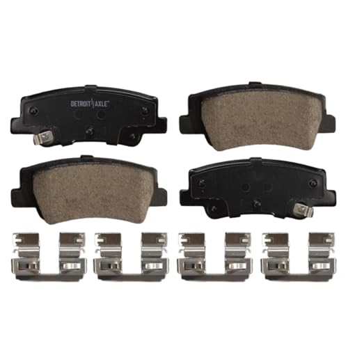 Image of Detroit Axle - Rear Brake Kit for Hyundai 2020 2021 2022 Sonata Kia K5