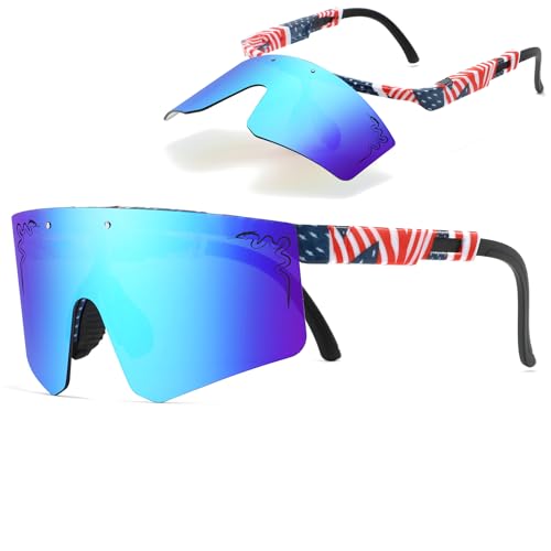 isoulblink Age 6-18 Flip Up Down UV Protection Youth Sunglasses Teen Boys Girls Adjustable Outdoor Sport Baseball Softball Eyewear (KF6)