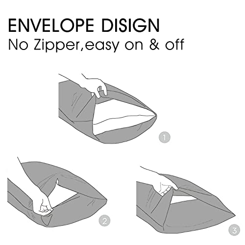 Satin Pillowcase For Hair And Skin -Bed Pillow Cases Standard Size Set Of 2,Satin Pillowcase 20X26 Inches, Solid Color Pillow Covers With Envelope Closure For Home,School, Hotel(Gold) #TOP3