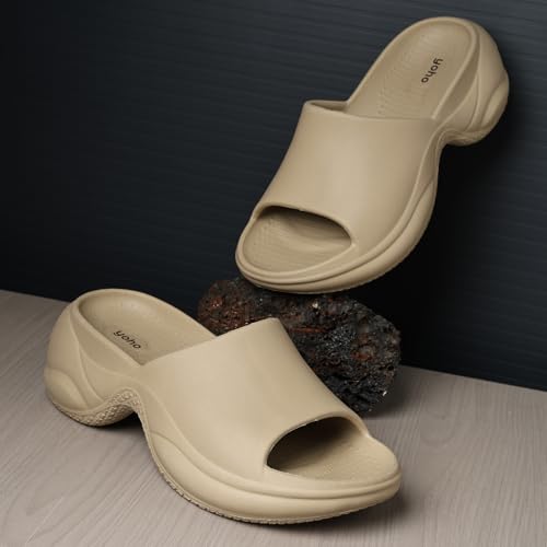 Image of YOHO SLR 102 Slip-Ons for Women | One-Piece EVA Build | Lightweight & Water-Resistant | Ergonomic Contour Design | Bold Fashion Silhouette | Sculpted Footbed | All-Day Ease
