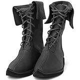 Hecho a mano y se hacen, estas botas largas mantendrán sus pies ajustados y cómodos, sin importar cuánto tiempo haya estado de pie o caminando, múltiples usos.