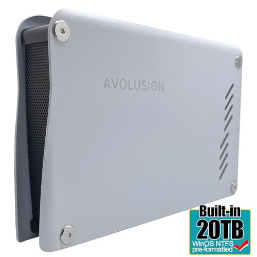 Avolusion M5 Series 20TB USB 3.0 External Hard Drive for WindowsOS Desktop PC/Laptop (Renewed)