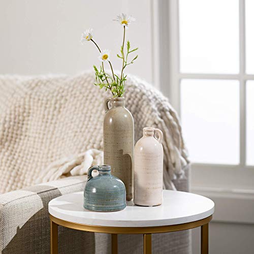 Sullivans Small Ceramic Jug Set, Farmhouse Home Decor, Set of 3 Vases, Multi-Color (CM2431)