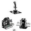THRUSTMASTER FIghter Bundle - HOTAS Warthog Flight Stick Viper TQS Mission Pack TPR Pedals Worldwide Version Compatible with PC