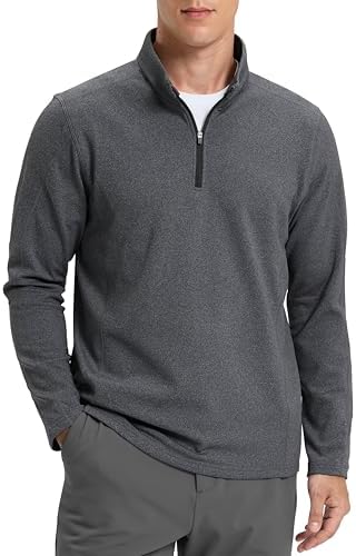 G Gradual Quarter Zip Pullover for Men Fleece Lined Sweatshirt Lo...