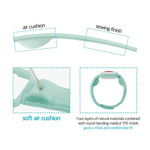 Aimon Smart Band Baby Monitor - Tracks Heart Rate, Average Oxygen As Sleep Quality Indicators. Tracks Temperature, Falling And Crying Too. Has 2 Sizes(Small+Large) For 0~35Months. #TOP6