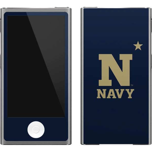 Skinit Decal MP3 Player Skin Compatible with iPod Nano (7th Gen&2012) - Officially Licensed College United States Naval Academy Design