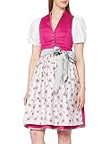 IsAdultProduct: false Stockerpoint Damen Rika Dirndl, Mehrfarbig (Pink-Grau Pink-Grau), (Herstellergröße: 42)
