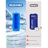 YOUSHARES Insulin Vials Cooler Travel Case - TSA Approved Diabetic Medication Vial Cooling Bag with Protective Ice Brick, Refrigerated Diabetes Supplies Organizer, Small Bottle Carrying Storage