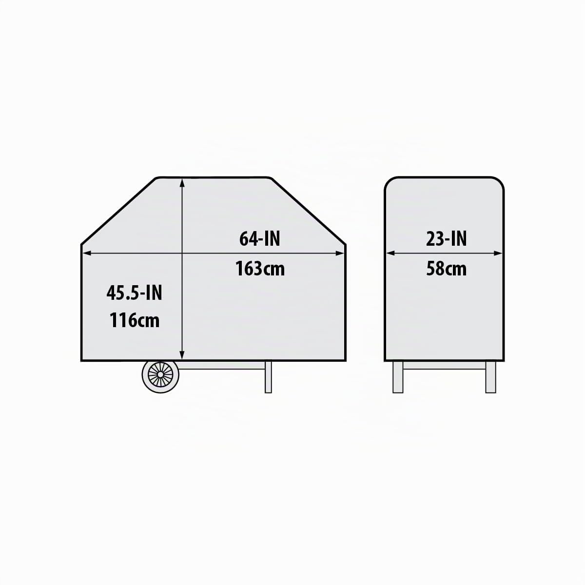BroilKing Grillabdeckung, 172,7 cm, 67488