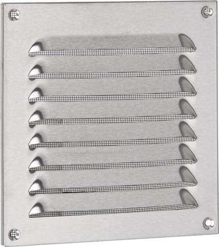 Preisvergleich Produktbild Upmann Wetterschutzgitter V2A 15x15 mit Fliegendraht, 1 Stück, 54640