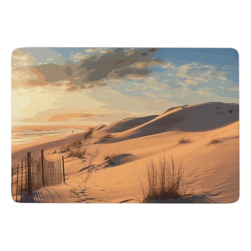 Grand tapis de sol en velours corail absorbant de qualité