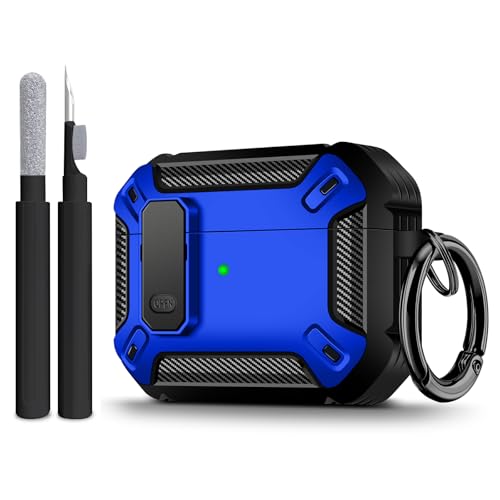 Image of Compatible with Airpods Pro 3 Case(2025),for Airpods Pro 3rd Generation Cases Cover with Keychain Cleaner Kit Soft Silicone Shockproof Cover for Women Men