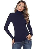 Trageangenehmer Feinstrick Pulli, softer Feinstrick aus hochwertiger Viskosemischung, etwas dicker und kuschelig weich, sehr angenehm zu tragen. Das Basic-Must-Have für kühle Tage.
