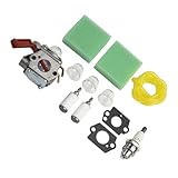 Packungsinhalt: 1 * Vergaser 2 * Luftfilter 2 * Ölbecher 2 * Dichtungen 2 * Kraftstofffilter 1 * Funke 1 * Kraftstoffleitung 1 * Kraftstoffleitungssatz