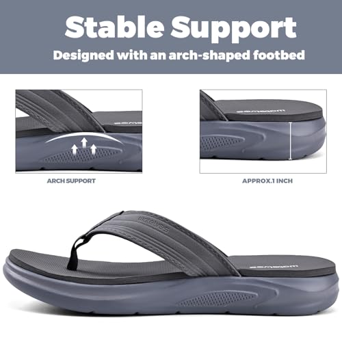 Image of WateLves Girls Flip Flops Non-Slip Casual Thong Sandals Summer Sandal Shoes for Beach Swim Pool (Little Kid /Big Kid)