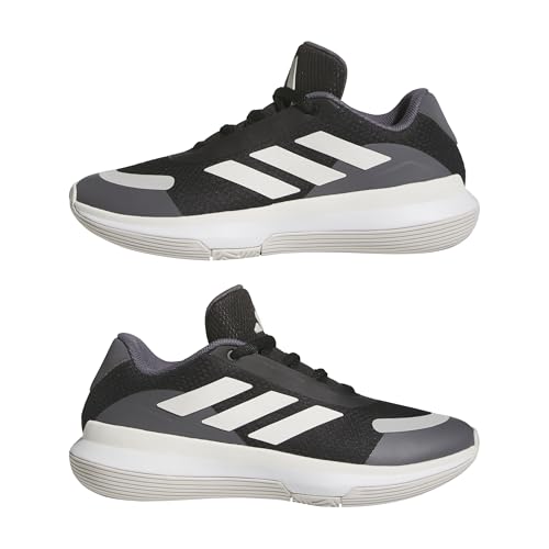 adidas Unisex BB Legends Low Basketball-Schuhe, core Black/Orbit Grey/Grey strata, 44 2/3 EU