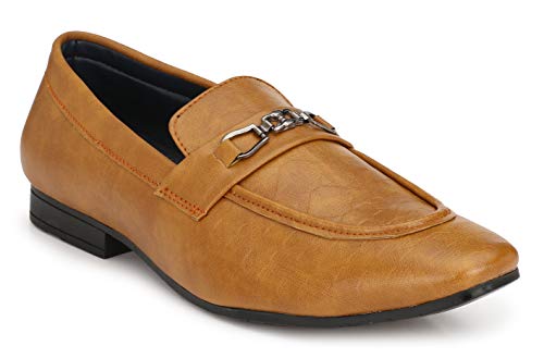 Image of Andrew Scott Men Beige Formal Shoes-9 UK (43 EU) (10 US) (SUPW020)