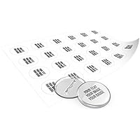 FINDIR 30 Pcs Faire Ses Badges Personnalisés 60mm Badges Transparents