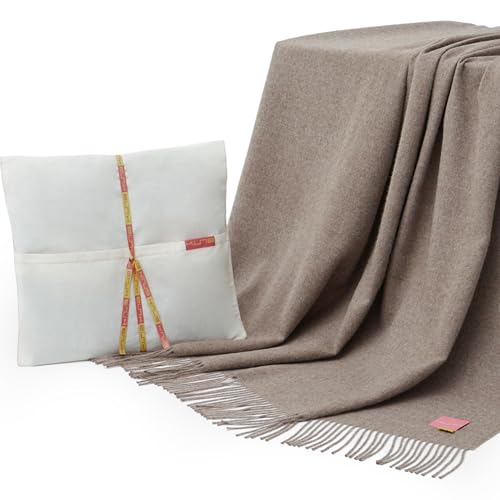 KUNA 100% Pure Baby Alpaca Throw Blanket | Hand-Selected Luxury Fiber & Master Craftsmanship | Hypoallergenic Lightweight & Warm | Premium Gift Packaging | Sustainably Peruvian Heritage