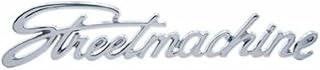 United Pacific Chrome Street Machine Script Emblem with Stud