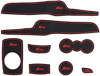Auto Door Groove Pad Car Dust-Proof Gate Slot Cushions Car Door Slot Mat Car Interior Dcoration Mat for Ford Fiesta 09-14 Car Decorations (8pcs)