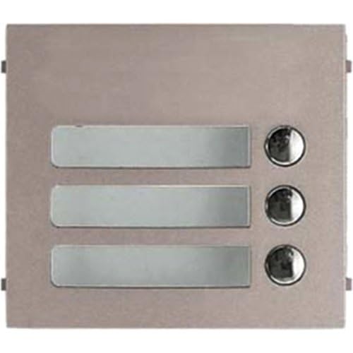 GF-3P 3-Call Button Panel for GT-SW – Vandal-Resistant Entrance Panel for GT Series Intercom Systems