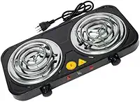 Fogão Elétrico Portátil 2 Bocas 2500W 220V