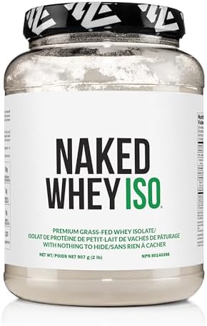 NAKED Whey Isolate Protein - Only 2 Ingredients, 30g Grass-Fed Pr...