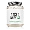 NAKED Whey Isolate Protein - Only 2 Ingredients, 30g Grass-Fed Protein, Unflavored, Undenatured, No GMO, No Soy, Gluten-Free, No Preservatives - 28 Servings