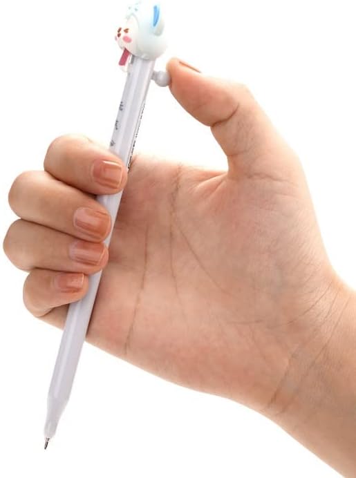 Miniatura 3 de Lindo Kawaii conejo y rábano prensa forma gel tinta plumas escuela oficina suministros para niñas papelería novedad plumas para niños