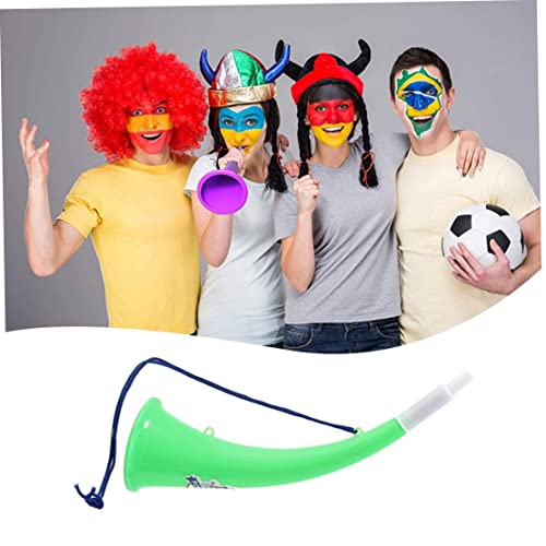 Trompette en plastique multicolore compacte et légère pour supporter pack de 8