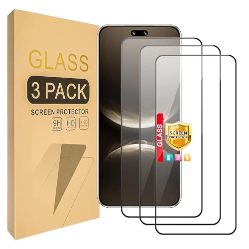 MTRIEBA [3 Pack] Compatible for Huawei Nova 14 Pro Tempered Glass Screen Protector [9H hardness][High Definition,Scratch-resistant and shatterproof]