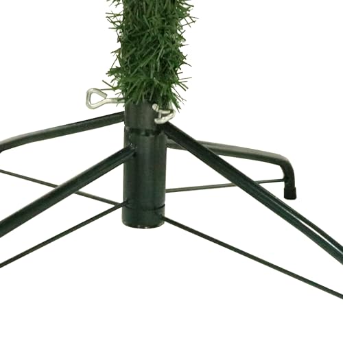 GOWE Árvore articulada mista Brilste de 2,8 m com neve e glitter, 78 pinhas foscas e 650 luzes LED t