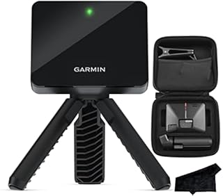 Garmin Approach R10, Portable Golf Launch Monitor, Take Your Game Home, Indoors or to The Driving Range, Up to 10 Hours Battery Life with Signature Series Cloth