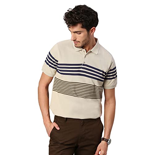 Image of Dennis Lingo Men Cotton Slim Fit Polo Half Sleeve T-Shirt