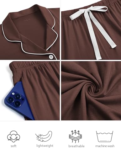 Image of HNG Pajama Sets for Women 2 Piece PJ Sets Short Sleeve Lounge Set Fashion Sleepwear XS-3XL