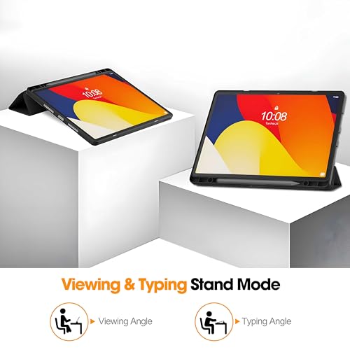 Image of ProElite Cover for Moto Pad 60 Pro 12.7 inch 2025 case Cover, Soft Flexible Flip Case Cover for Moto Pad 60 Pro 12.7 inch 2025 [Recoil Series] - Black