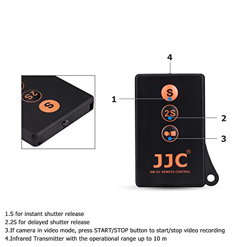 Jjc Infrared Wireless Camera Shutter Remote Control Commander With Vlog Video Start Stop Function For Sony A6600 A6500 A6400 A6300 A6000 A1 A7Iii Ii A7 A7Siii Ii A7S A7Riv Iii Ii A7R A9 Ii Nex-6 Nex-7 #TOP1