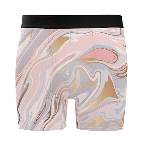 Ropa interior elástica Vnurnrn textura roca pack de 2 bóxers cómodos para oficina y deporte