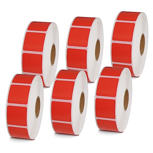 Étiquettes carrées QR code 2,5x2,5cm perforées pour imprimante Rollo