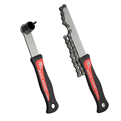 BikeHand Bicycle Bike Compatible with Shimano Cassette Turner Install Rotor Lockring Removal Chain...