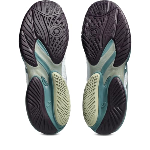 ASICS Men's Court FF 3 Tennis Shoes, 12, White/Foggy Teal - image 8